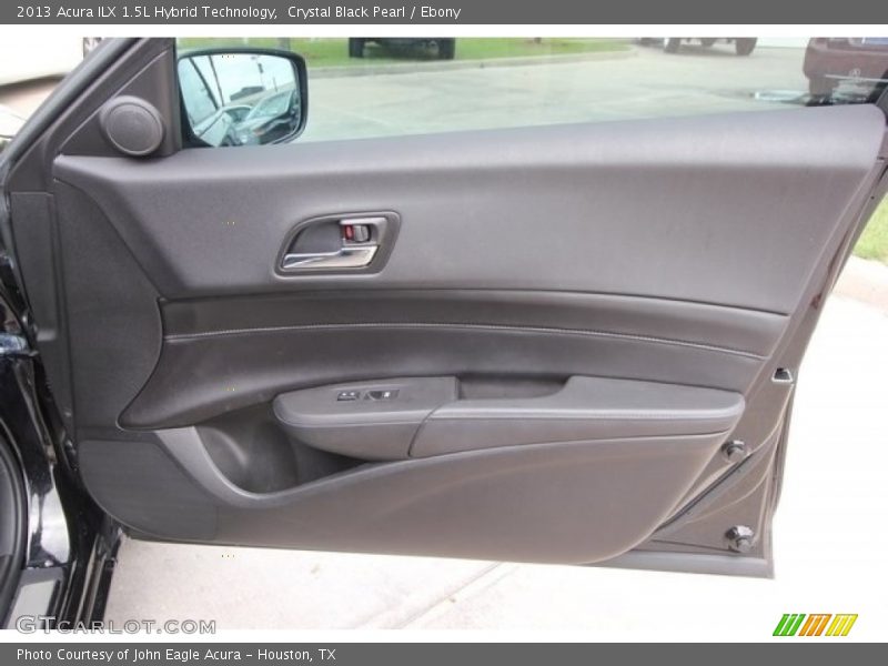 Crystal Black Pearl / Ebony 2013 Acura ILX 1.5L Hybrid Technology