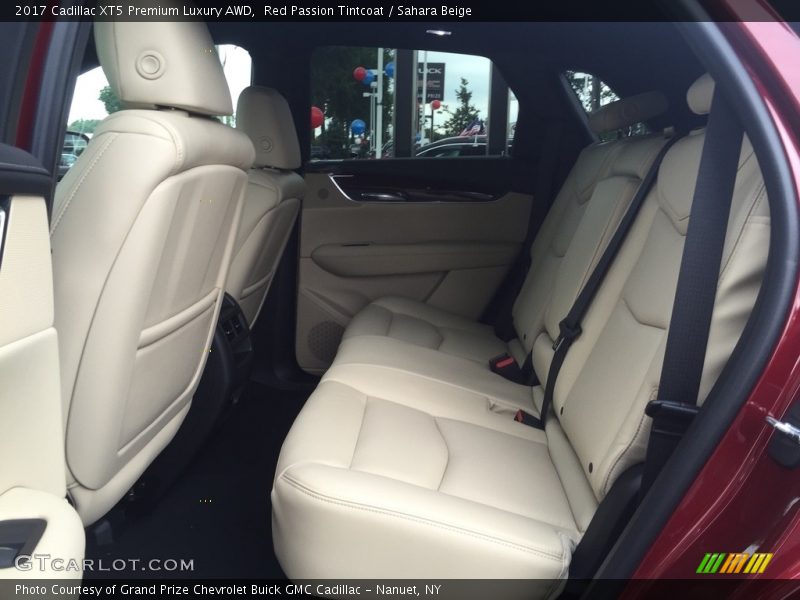 Rear Seat of 2017 XT5 Premium Luxury AWD