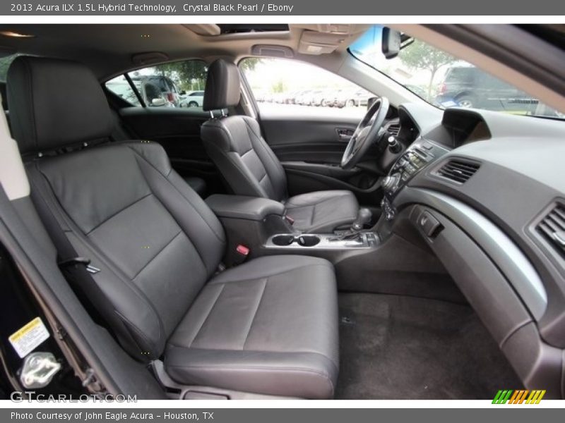 Crystal Black Pearl / Ebony 2013 Acura ILX 1.5L Hybrid Technology