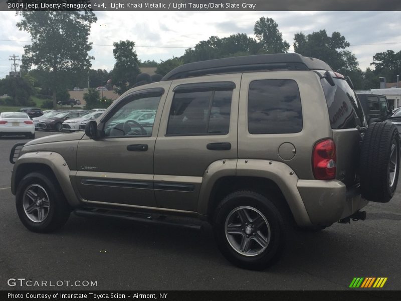 Light Khaki Metallic / Light Taupe/Dark Slate Gray 2004 Jeep Liberty Renegade 4x4