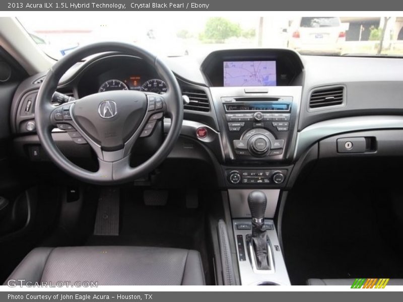 Crystal Black Pearl / Ebony 2013 Acura ILX 1.5L Hybrid Technology