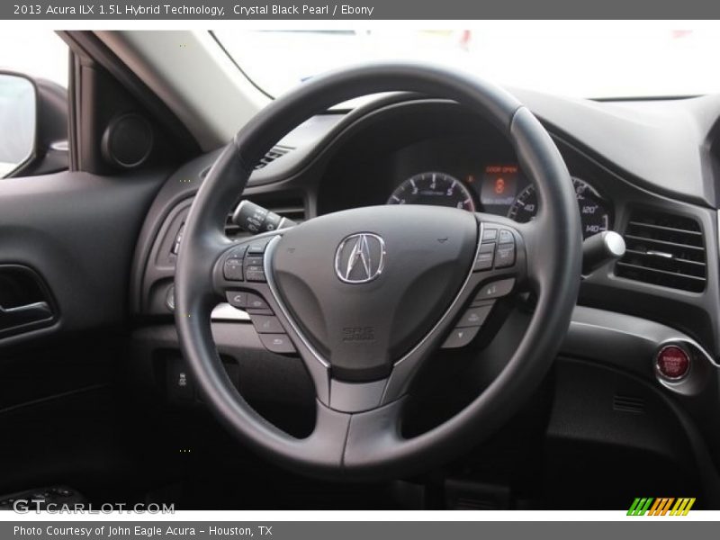 Crystal Black Pearl / Ebony 2013 Acura ILX 1.5L Hybrid Technology