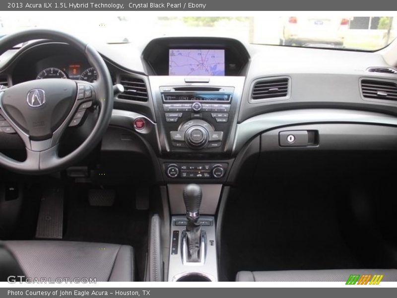 Crystal Black Pearl / Ebony 2013 Acura ILX 1.5L Hybrid Technology