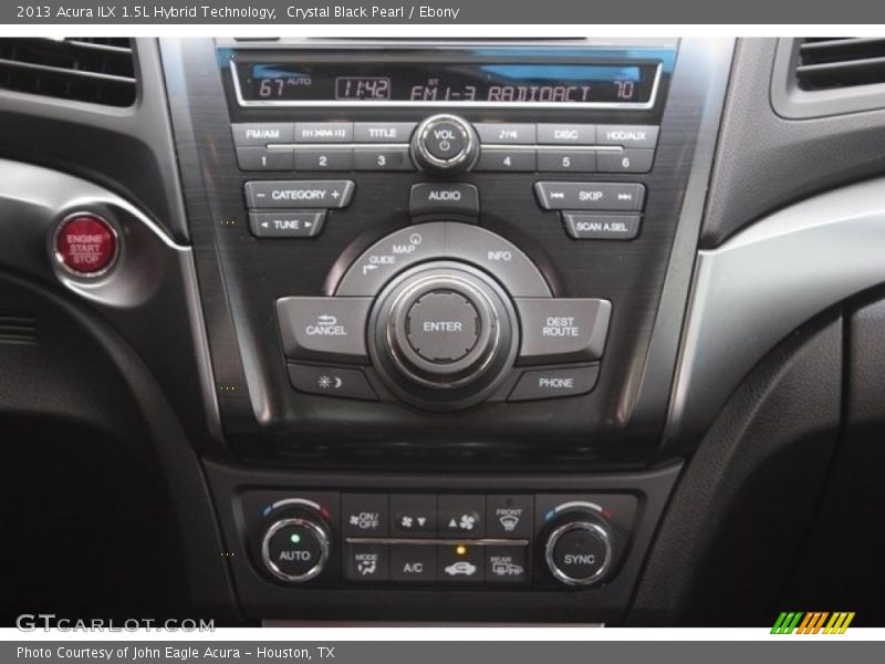 Crystal Black Pearl / Ebony 2013 Acura ILX 1.5L Hybrid Technology
