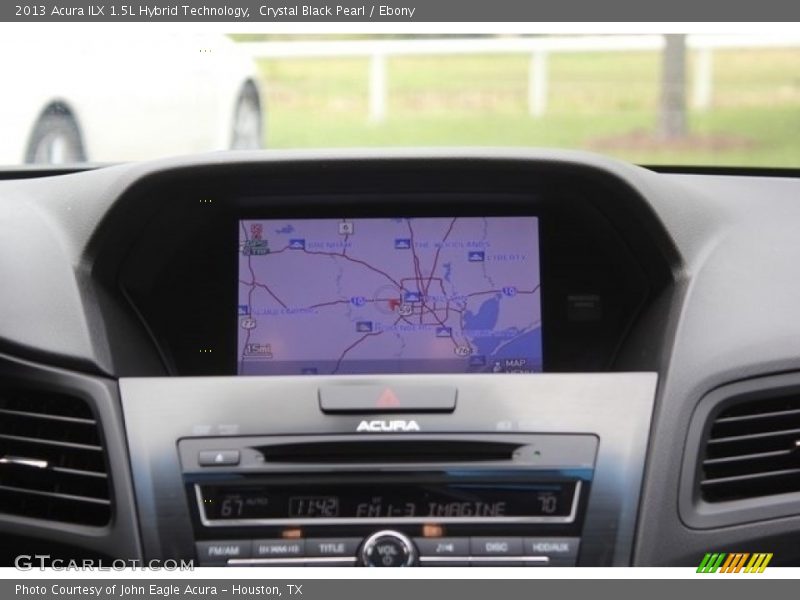 Crystal Black Pearl / Ebony 2013 Acura ILX 1.5L Hybrid Technology