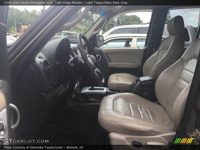 Light Khaki Metallic / Light Taupe/Dark Slate Gray 2004 Jeep Liberty Renegade 4x4