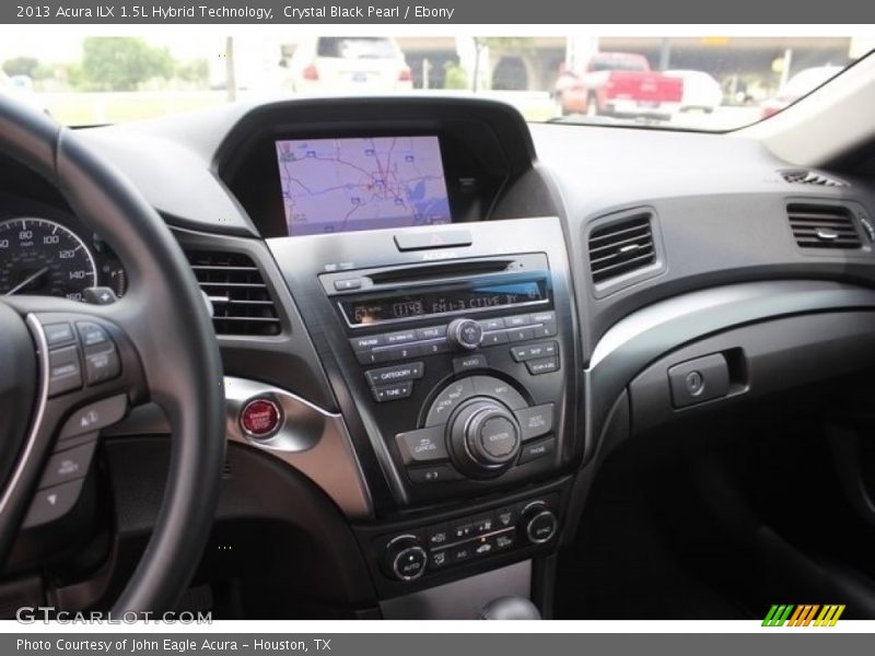 Crystal Black Pearl / Ebony 2013 Acura ILX 1.5L Hybrid Technology