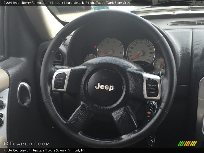 Light Khaki Metallic / Light Taupe/Dark Slate Gray 2004 Jeep Liberty Renegade 4x4