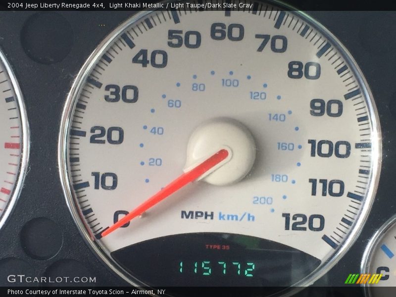 Light Khaki Metallic / Light Taupe/Dark Slate Gray 2004 Jeep Liberty Renegade 4x4