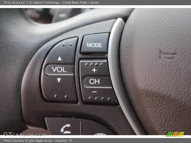Crystal Black Pearl / Ebony 2013 Acura ILX 1.5L Hybrid Technology