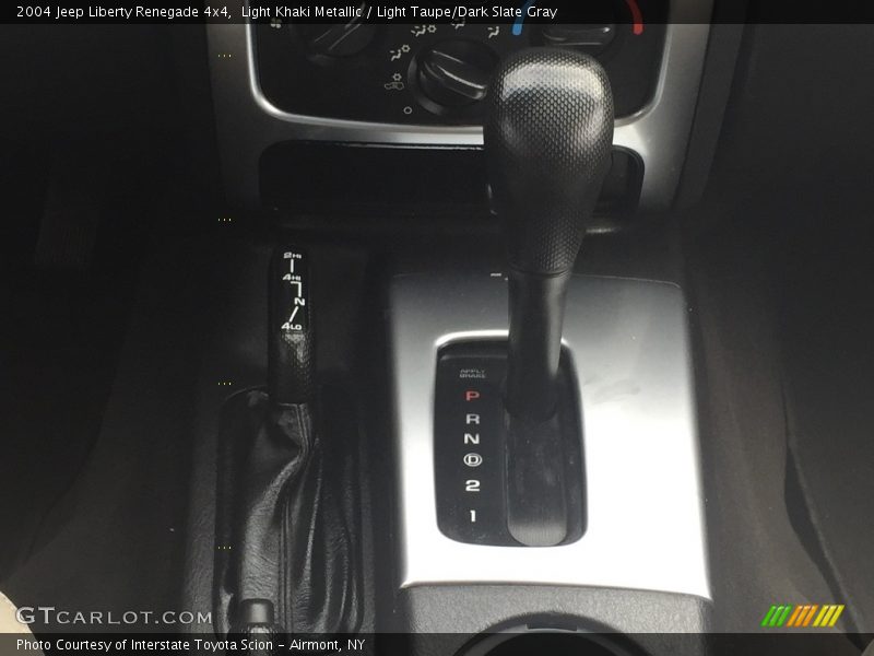 Light Khaki Metallic / Light Taupe/Dark Slate Gray 2004 Jeep Liberty Renegade 4x4