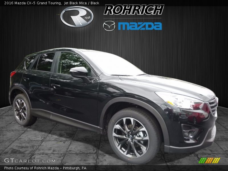 Jet Black Mica / Black 2016 Mazda CX-5 Grand Touring