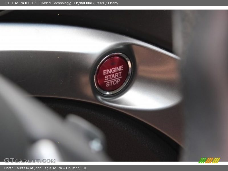 Crystal Black Pearl / Ebony 2013 Acura ILX 1.5L Hybrid Technology