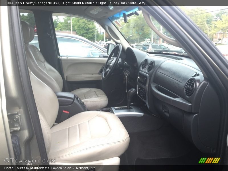 Light Khaki Metallic / Light Taupe/Dark Slate Gray 2004 Jeep Liberty Renegade 4x4
