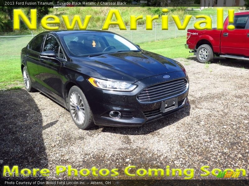 Tuxedo Black Metallic / Charcoal Black 2013 Ford Fusion Titanium