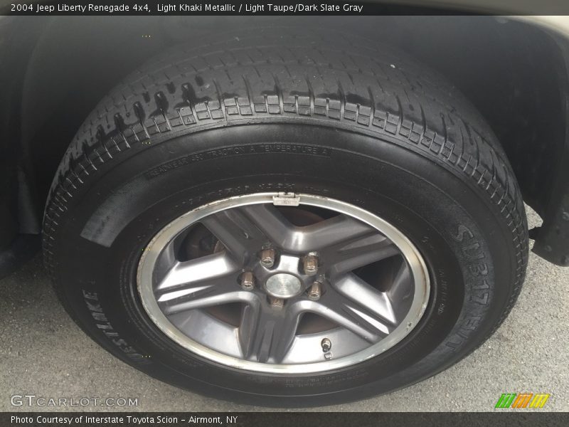 Light Khaki Metallic / Light Taupe/Dark Slate Gray 2004 Jeep Liberty Renegade 4x4