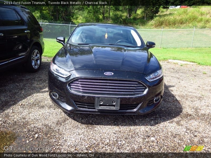 Tuxedo Black Metallic / Charcoal Black 2013 Ford Fusion Titanium