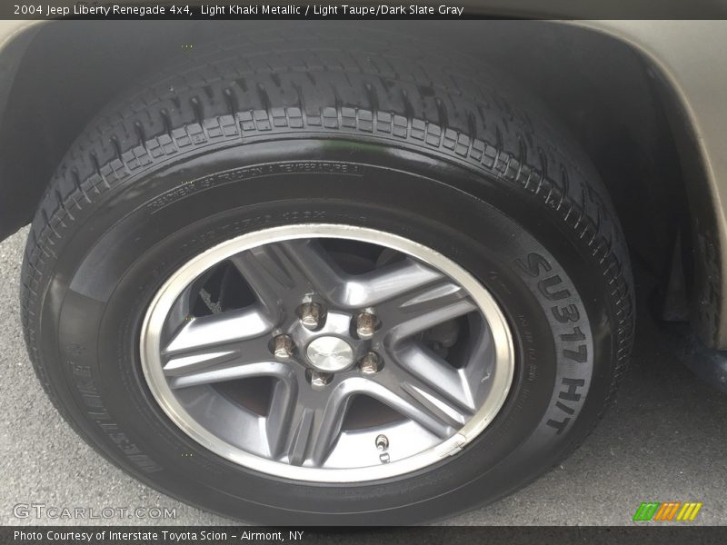 Light Khaki Metallic / Light Taupe/Dark Slate Gray 2004 Jeep Liberty Renegade 4x4