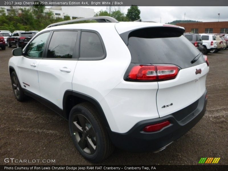 Bright White / Black 2017 Jeep Cherokee 75th Anniversary Edition 4x4