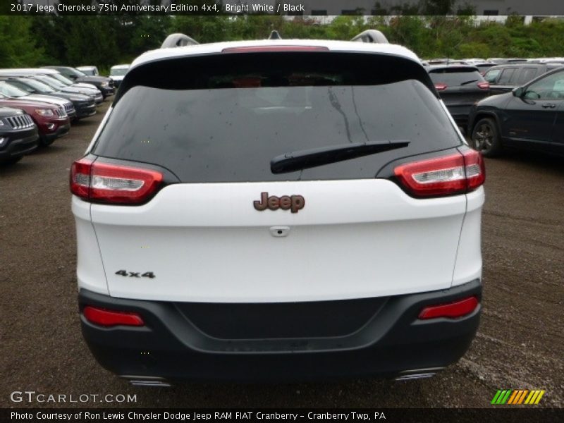 Bright White / Black 2017 Jeep Cherokee 75th Anniversary Edition 4x4