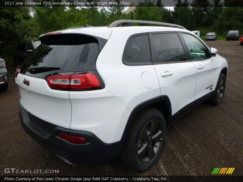 Bright White / Black 2017 Jeep Cherokee 75th Anniversary Edition 4x4