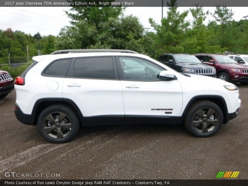 Bright White / Black 2017 Jeep Cherokee 75th Anniversary Edition 4x4