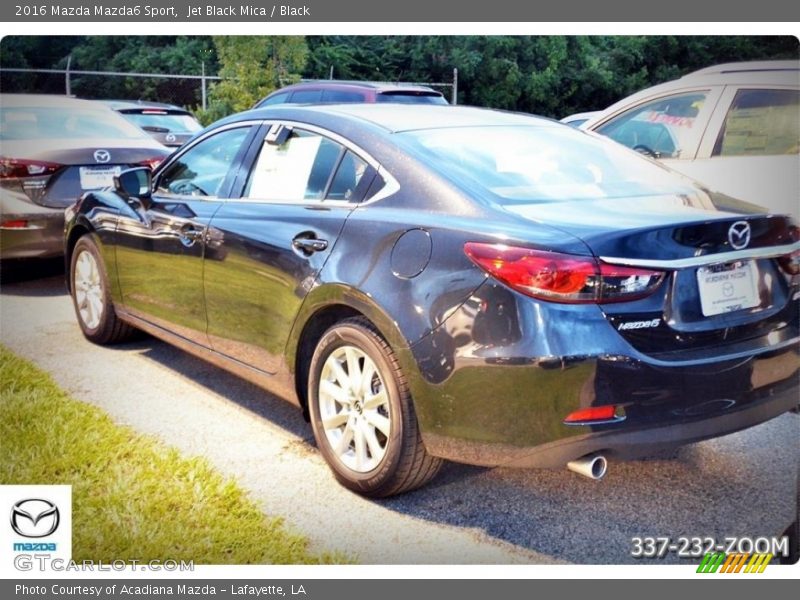 Jet Black Mica / Black 2016 Mazda Mazda6 Sport