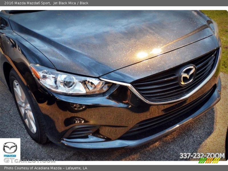 Jet Black Mica / Black 2016 Mazda Mazda6 Sport