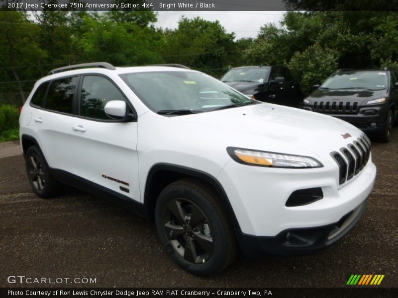 Bright White / Black 2017 Jeep Cherokee 75th Anniversary Edition 4x4