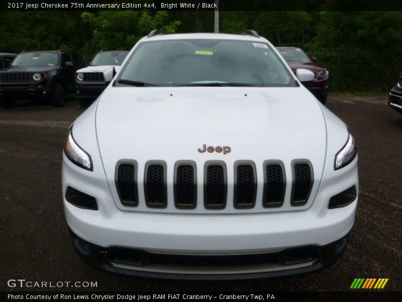 Bright White / Black 2017 Jeep Cherokee 75th Anniversary Edition 4x4