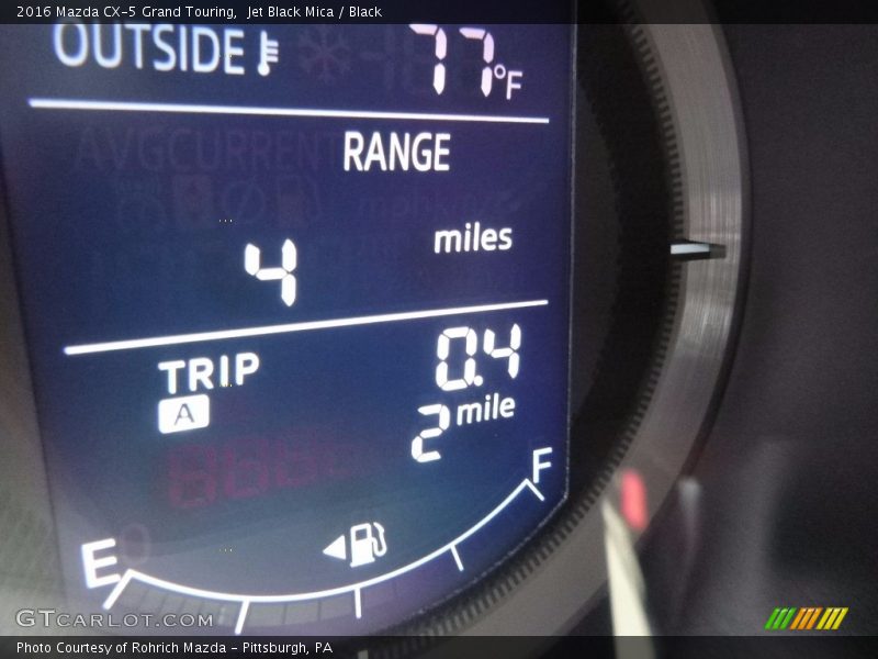 Jet Black Mica / Black 2016 Mazda CX-5 Grand Touring