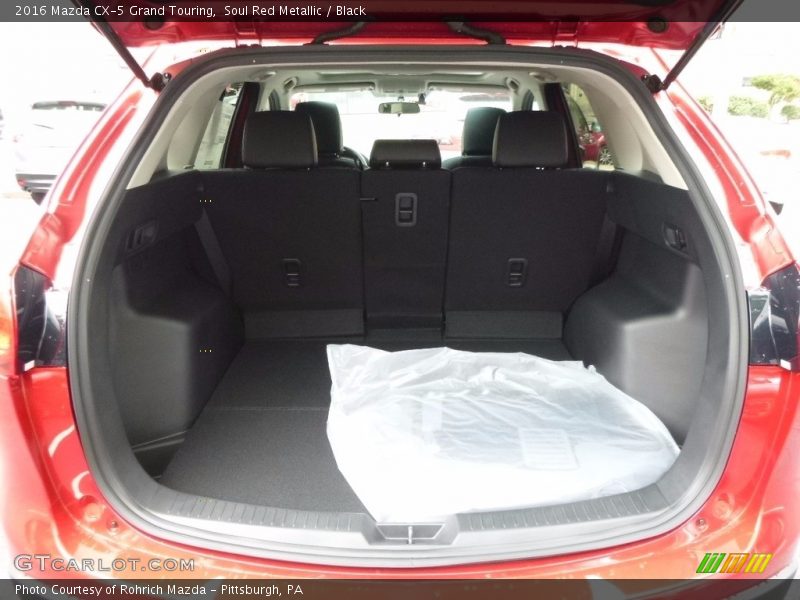 Soul Red Metallic / Black 2016 Mazda CX-5 Grand Touring
