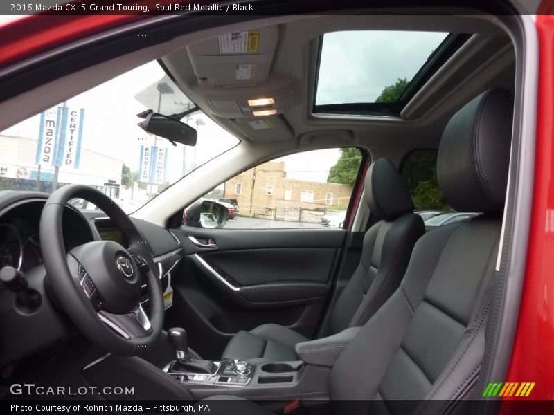 Soul Red Metallic / Black 2016 Mazda CX-5 Grand Touring