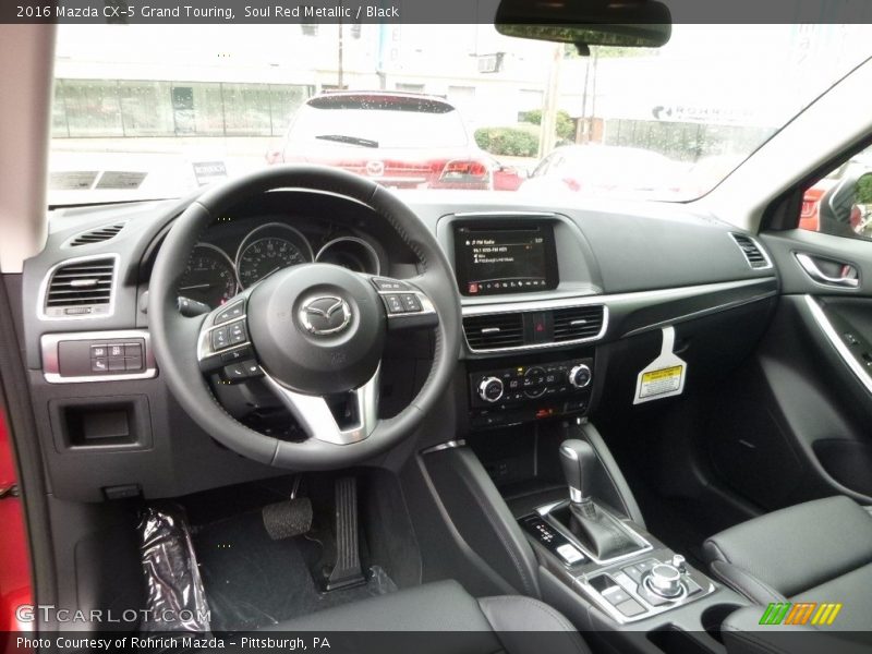 Soul Red Metallic / Black 2016 Mazda CX-5 Grand Touring