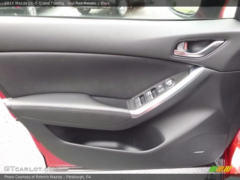 Soul Red Metallic / Black 2016 Mazda CX-5 Grand Touring