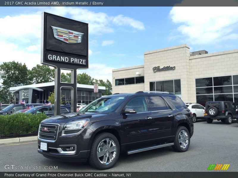 Iridium Metallic / Ebony 2017 GMC Acadia Limited AWD