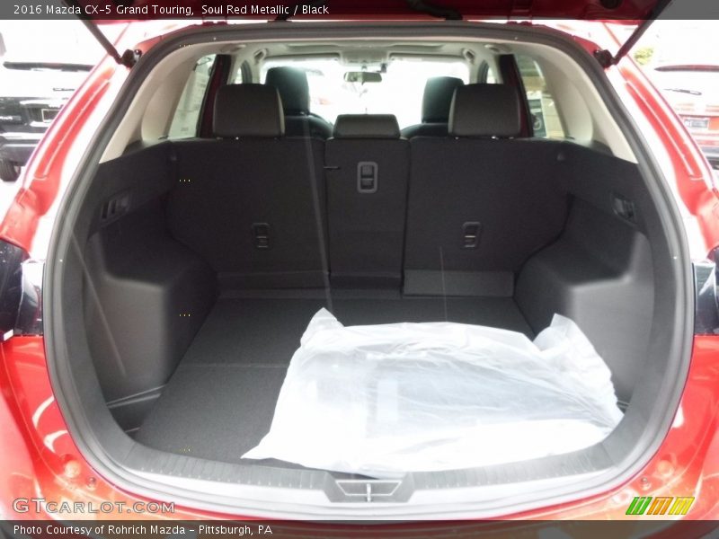 Soul Red Metallic / Black 2016 Mazda CX-5 Grand Touring