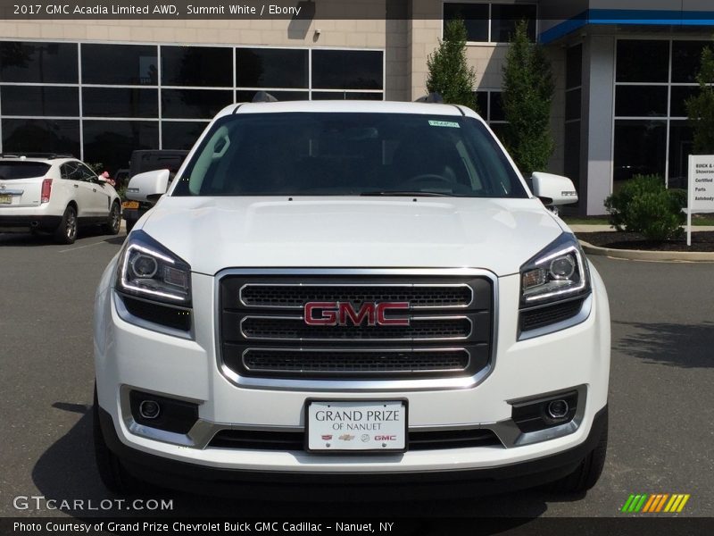 Summit White / Ebony 2017 GMC Acadia Limited AWD