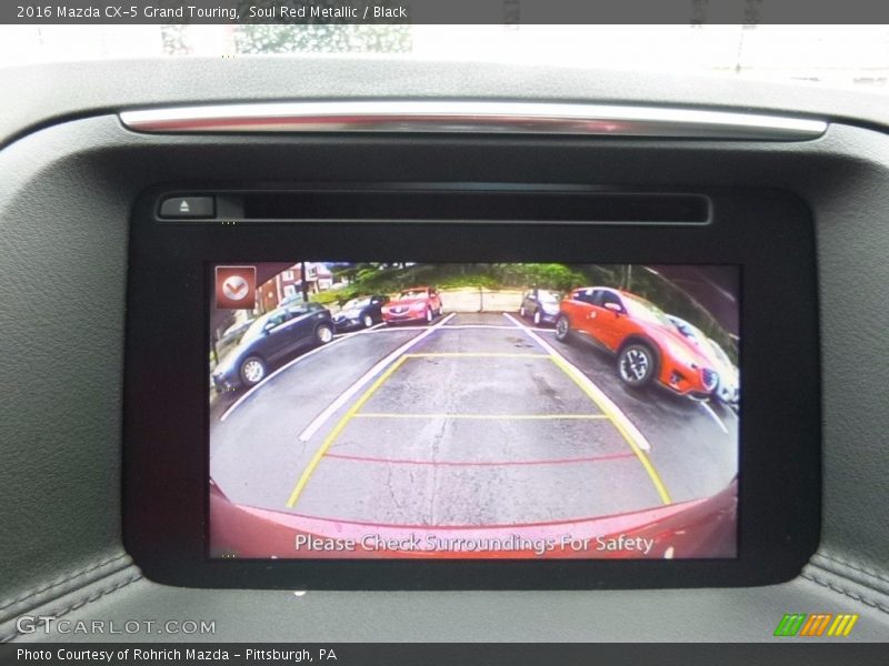 Soul Red Metallic / Black 2016 Mazda CX-5 Grand Touring