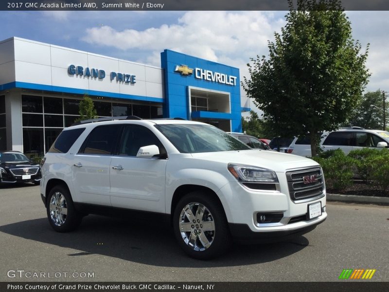 Summit White / Ebony 2017 GMC Acadia Limited AWD