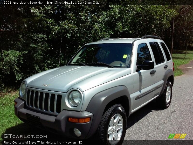 Bright Silver Metallic / Dark Slate Gray 2002 Jeep Liberty Sport 4x4