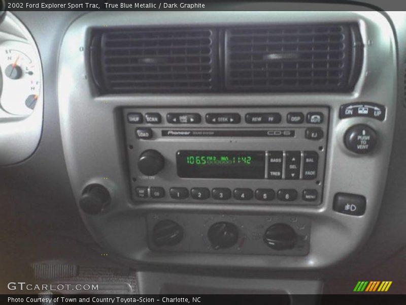 True Blue Metallic / Dark Graphite 2002 Ford Explorer Sport Trac
