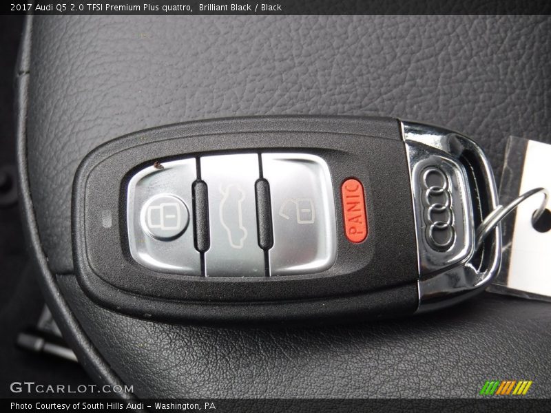 Brilliant Black / Black 2017 Audi Q5 2.0 TFSI Premium Plus quattro