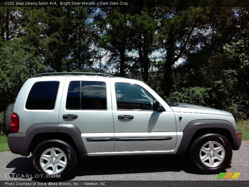 Bright Silver Metallic / Dark Slate Gray 2002 Jeep Liberty Sport 4x4