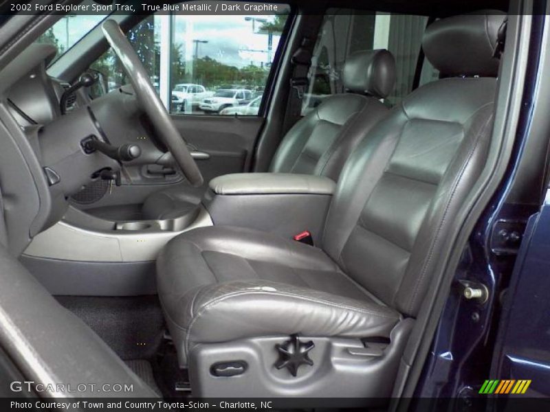 True Blue Metallic / Dark Graphite 2002 Ford Explorer Sport Trac