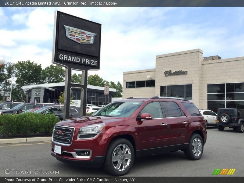 Crimson Red Tintcoat / Ebony 2017 GMC Acadia Limited AWD