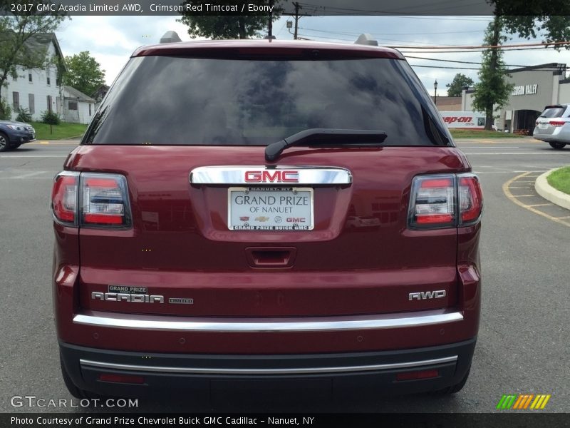 Crimson Red Tintcoat / Ebony 2017 GMC Acadia Limited AWD