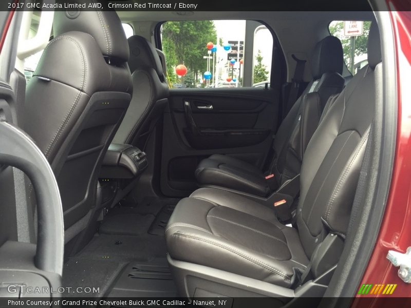 Rear Seat of 2017 Acadia Limited AWD