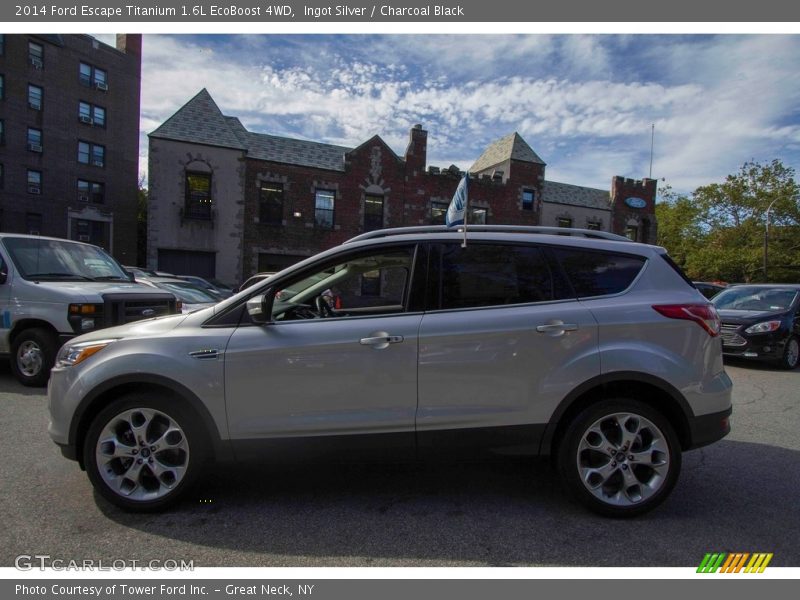 Ingot Silver / Charcoal Black 2014 Ford Escape Titanium 1.6L EcoBoost 4WD
