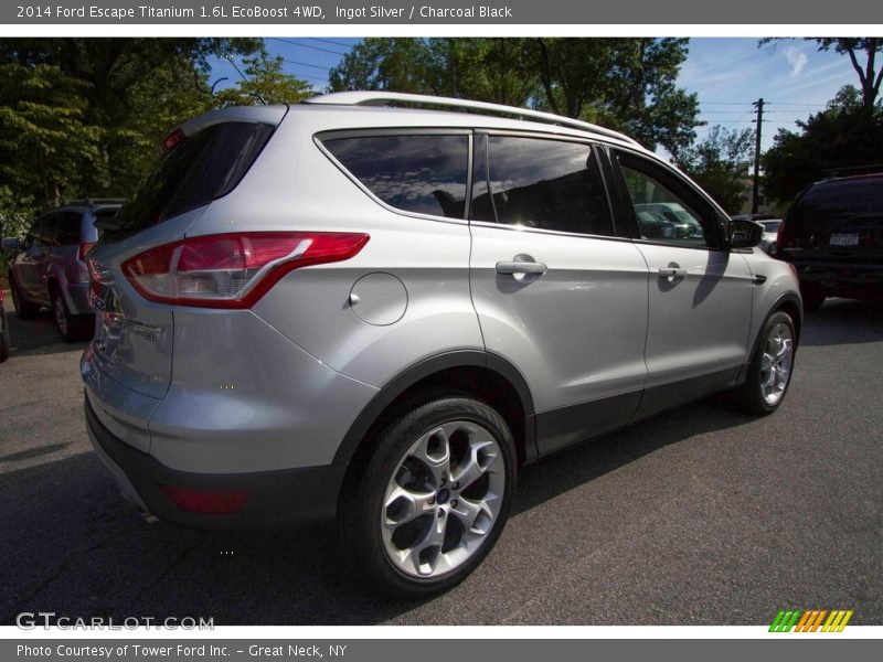 Ingot Silver / Charcoal Black 2014 Ford Escape Titanium 1.6L EcoBoost 4WD